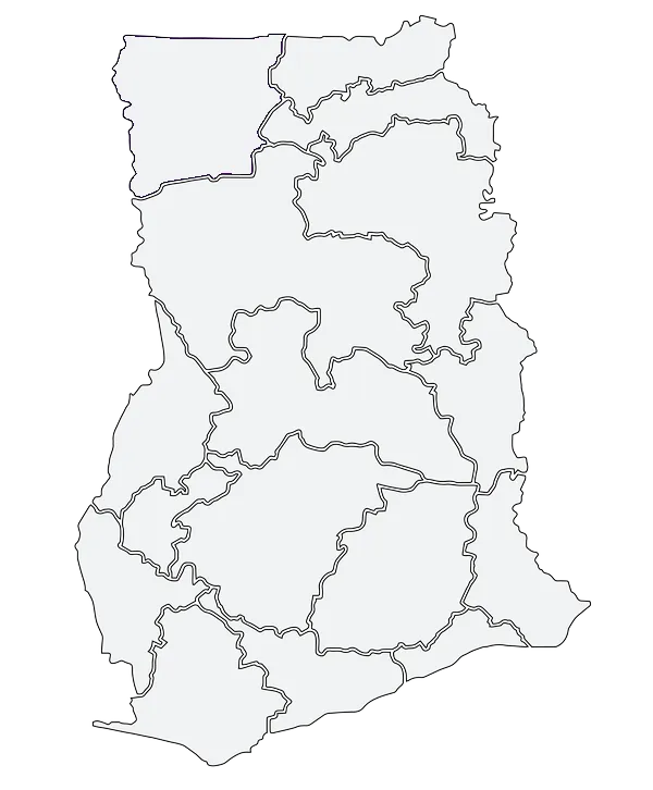 Map of Ghana